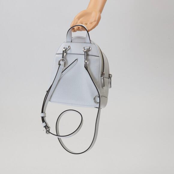 Michael Michael Kors Brooklyn Mini Leather Backpack White (Pre-owned) - Picture 3 of 4